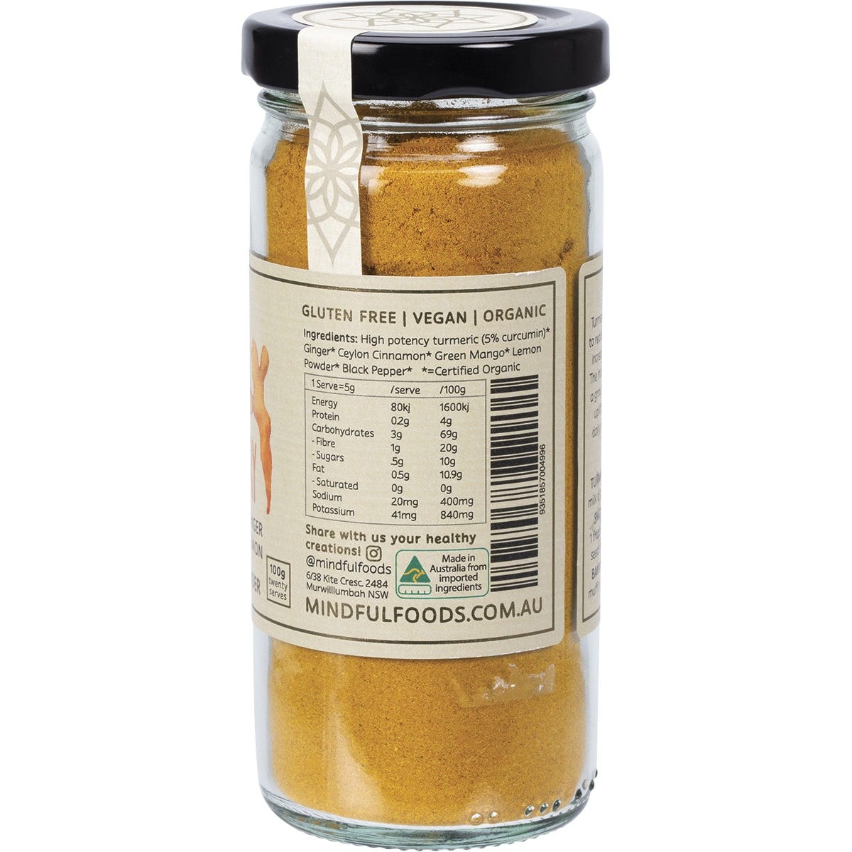 Mindful Foods Stardust Anti-Inflammatory Organic Nutrient Powder