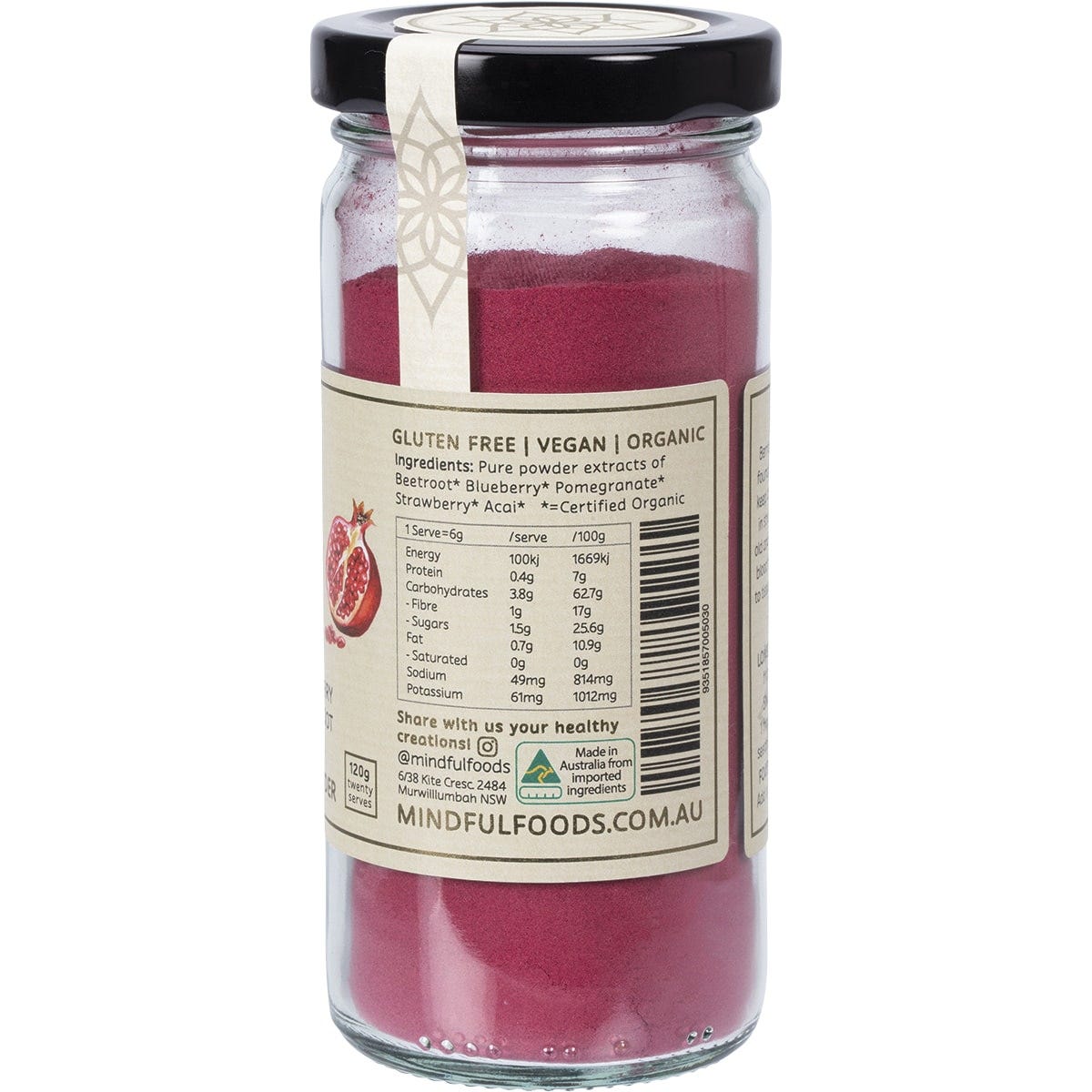 Mindful Foods Stardust Longevity Organic Nutrient Powder