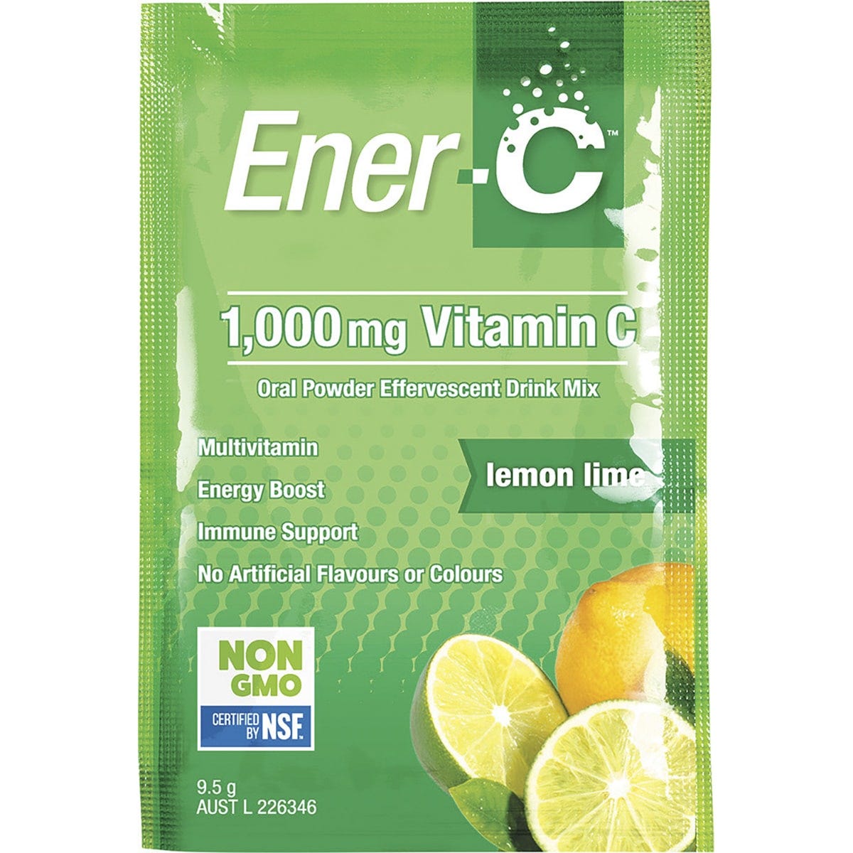 Martin & Pleasance Ener-C 1000mg Vitamin C Drink Mix Lemon Lime Sachets