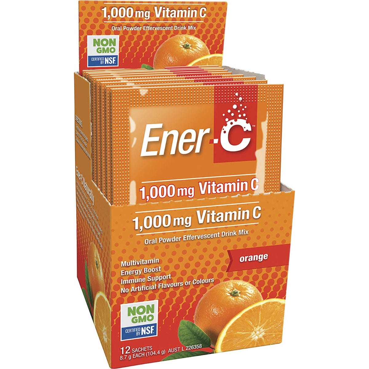 Martin & Pleasance Ener-C 1000mg Vitamin C Drink Mix Orange Sachets