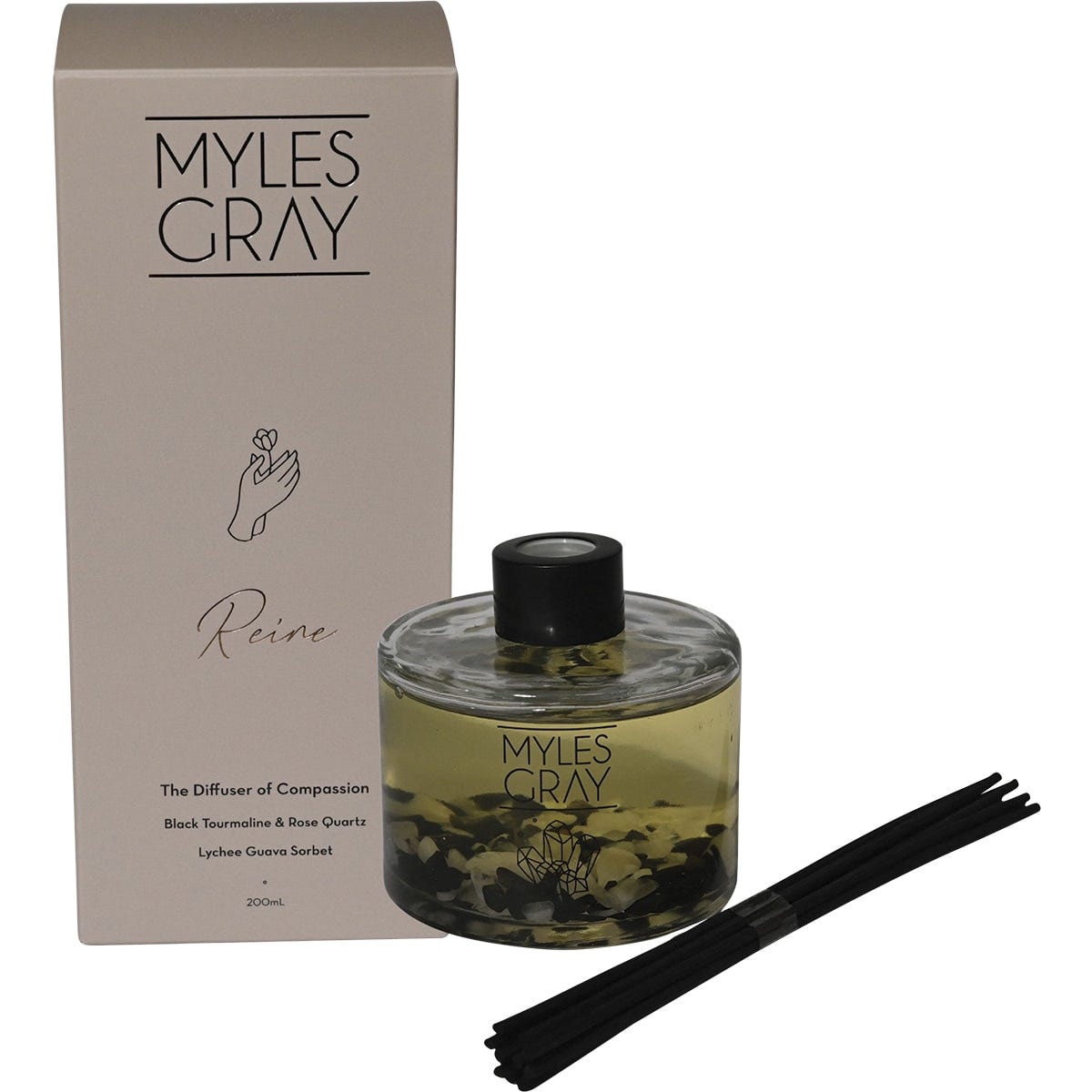 Crystal Infused Reed Diffuser Lychee Guava Sorbet