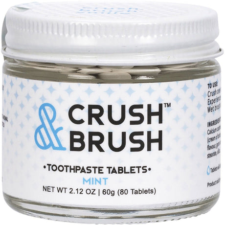 Crush & Brush Toothpaste Tablets Mint