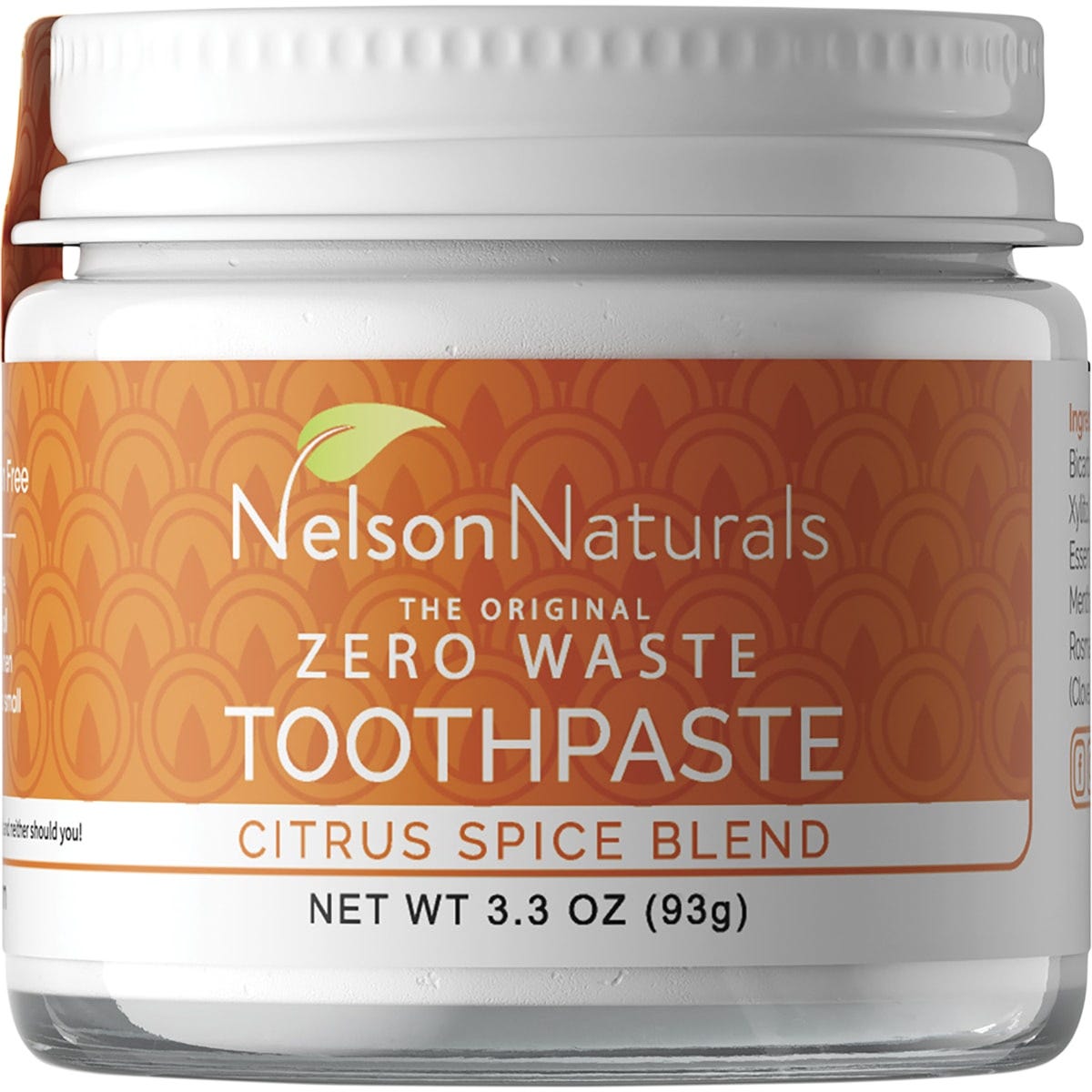 Zero Waste Toothpaste Citrus Spice Blend