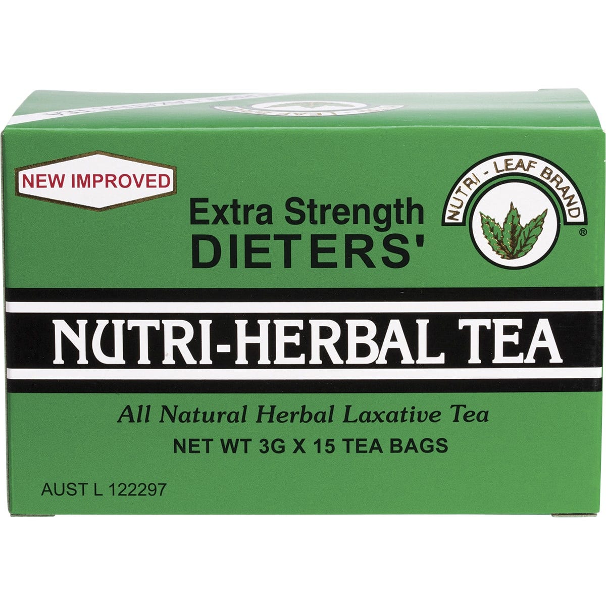 NutriLeaf Herbal Tea Bags Dieter's Tea Extra Strength Mega Health