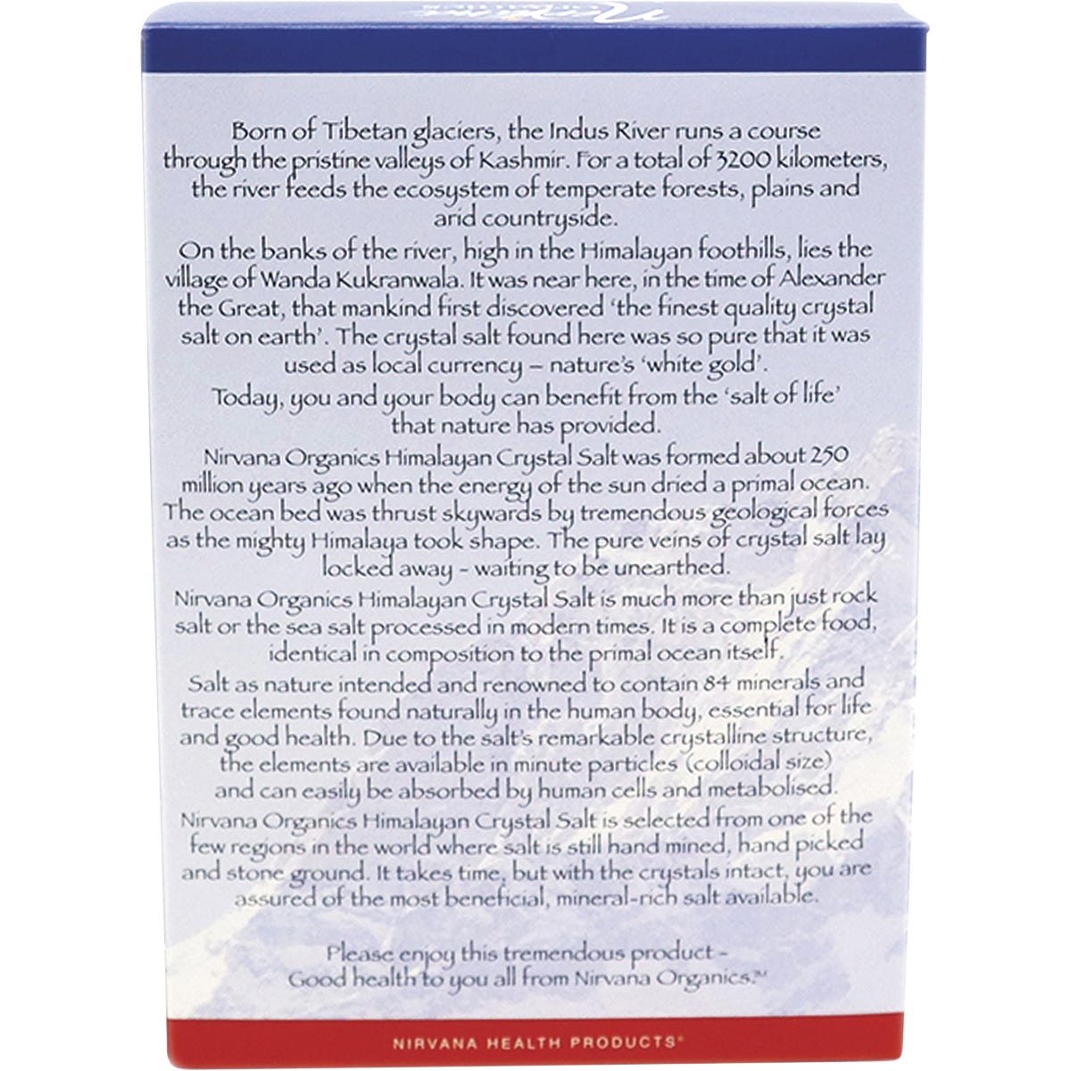 Nirvana Organics Himalayan Salt Fine