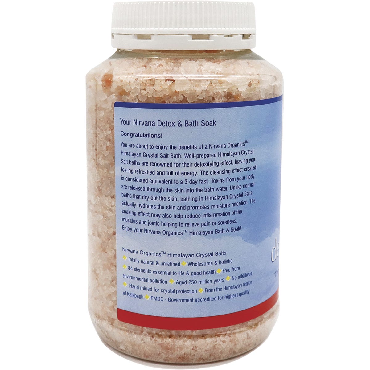 Nirvana Organics Himalayan Crystal Salt Detox Bath Soak