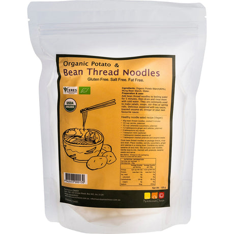 Bean Thread Noodles with Organic Potato
