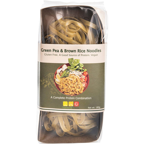 Rice Noodles Green Pea & Brown