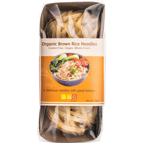 Rice Noodles Organic Brown