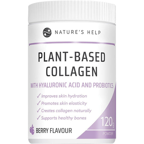 Plant-Based Collagen Powder Berry with Probiotics