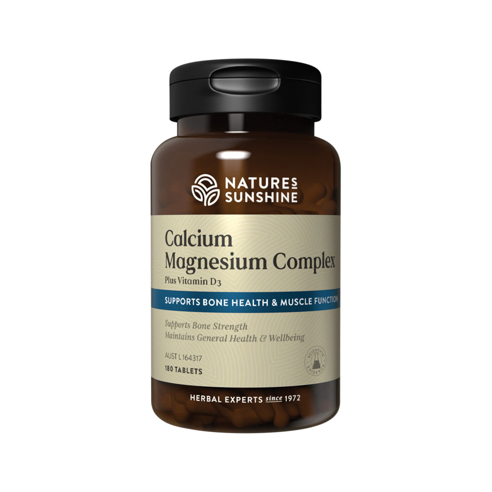 Nature's Sunshine Calcium & Magnesium Complex Plus Vitamin D3 180t