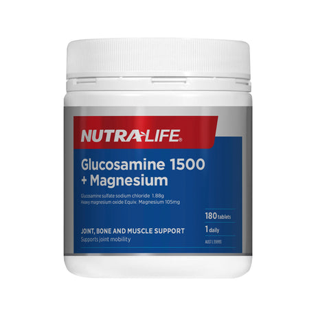 NutraLife Glucosamine 1500 + Magnesium 180t