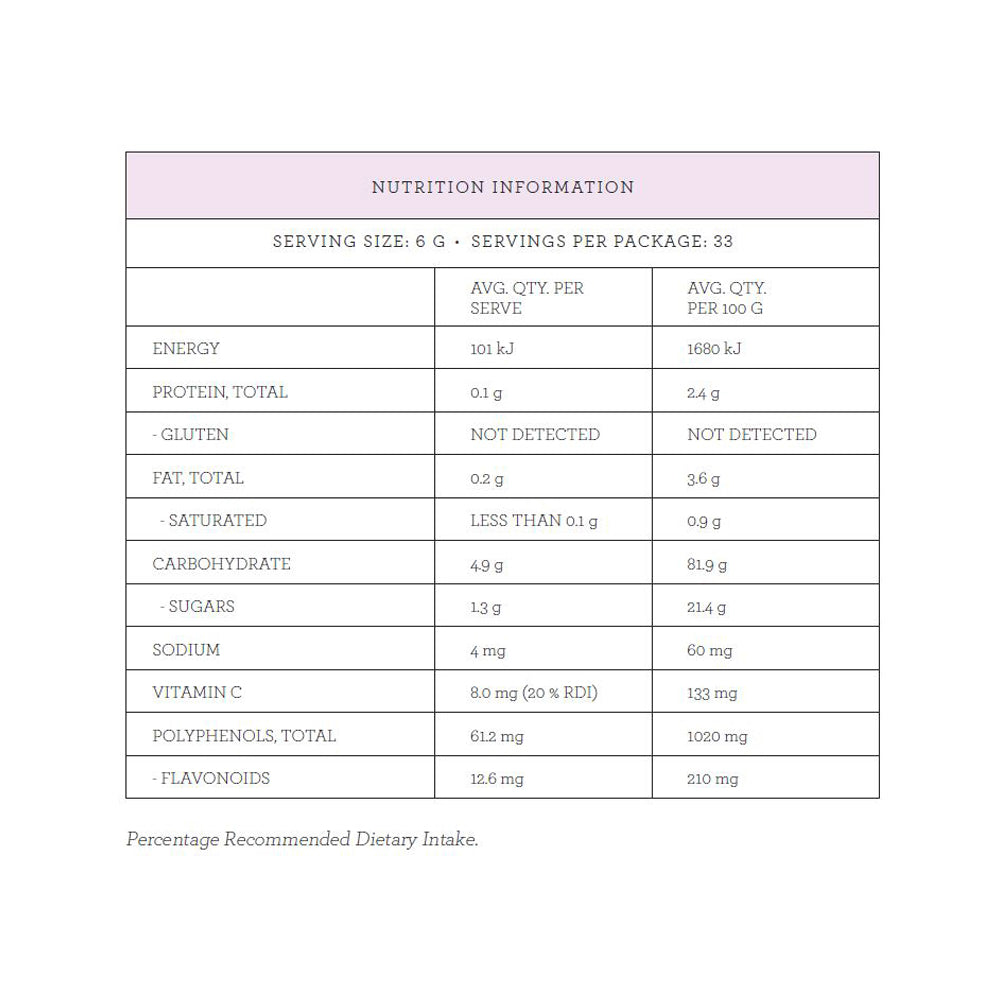 Nutra Organics - Organic Acai Berry Blend 200g