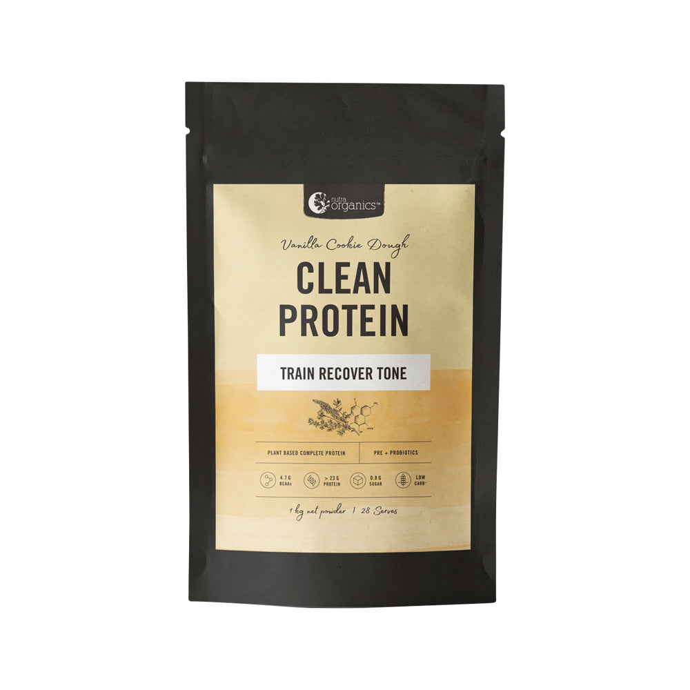 Nutra Organics Organic Clean Protein Vanilla Cookie Dough 1kg