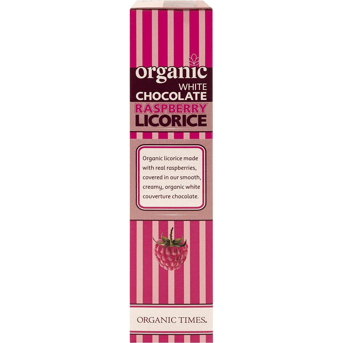 Organic Times White Chocolate Raspberry Licorice