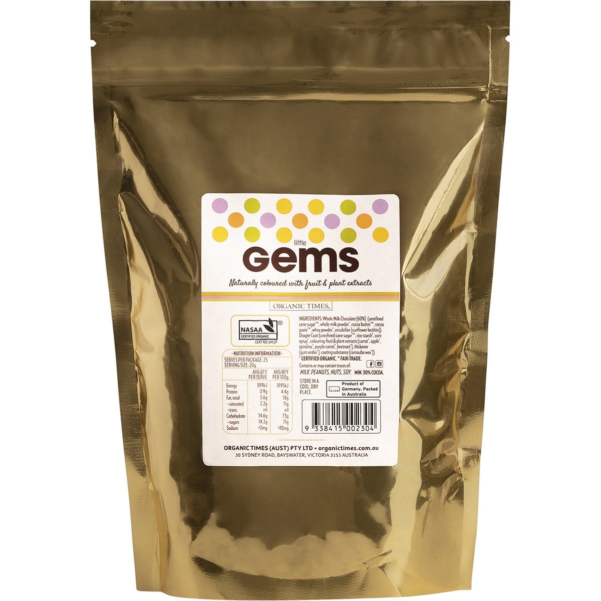 Organic Times Chocolate Little Gems