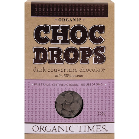 Choc Drops Dark Couverture Drops