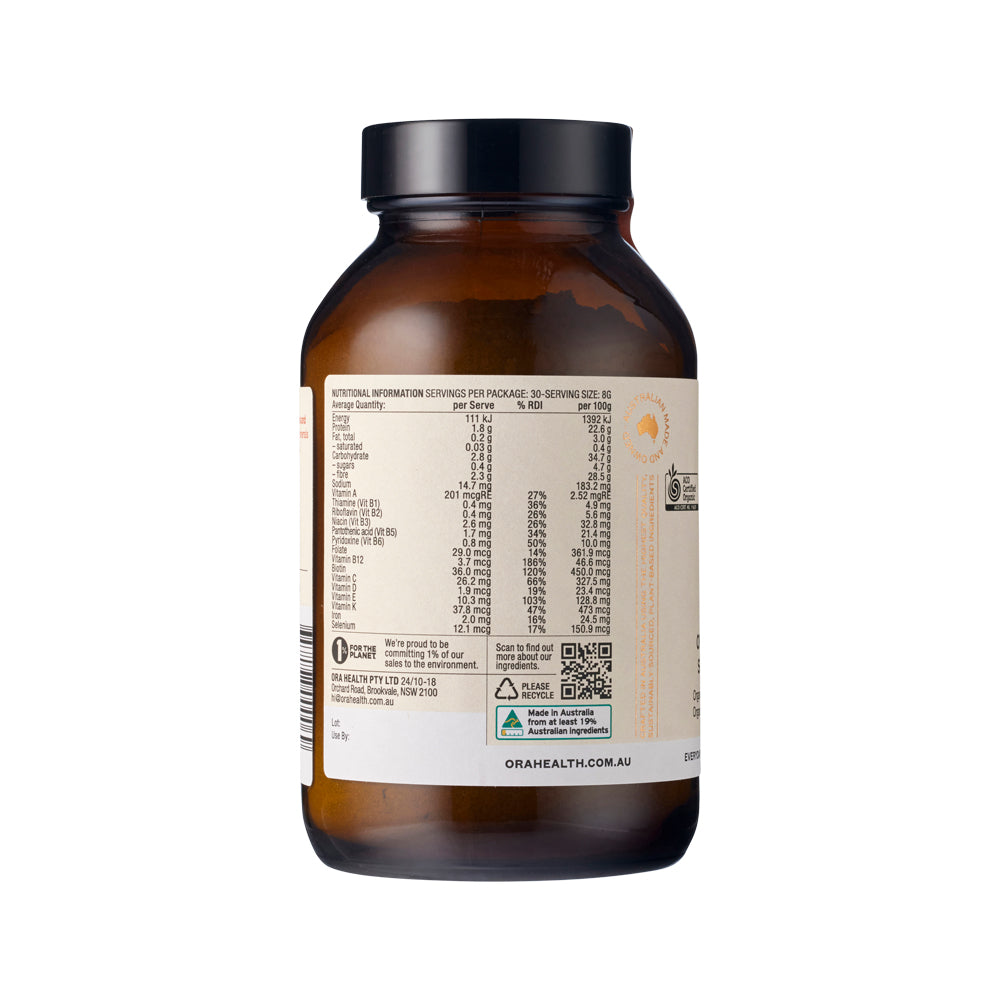 Ora Health Organic Greens Superpowder+ Oral Powder 240g