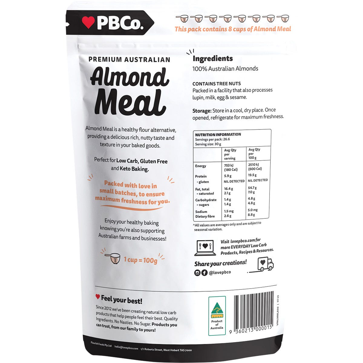 PBco Almond Meal Premium Australian