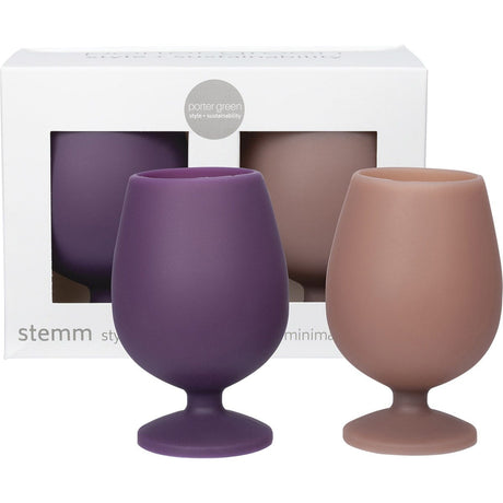 Stemm Silicone Wine Glass Set Welshpool