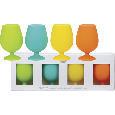Stemm Silicone Wine Glass Set Campinas