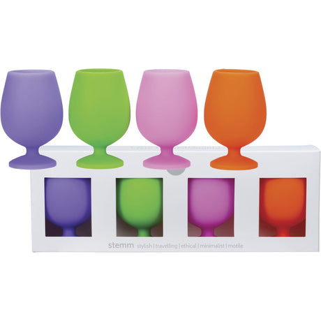 Stemm Silicone Wine Glass Set Vitoria
