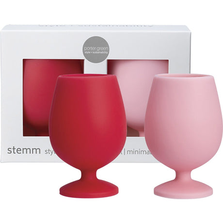 Stemm Silicone Wine Glass Set Miyako