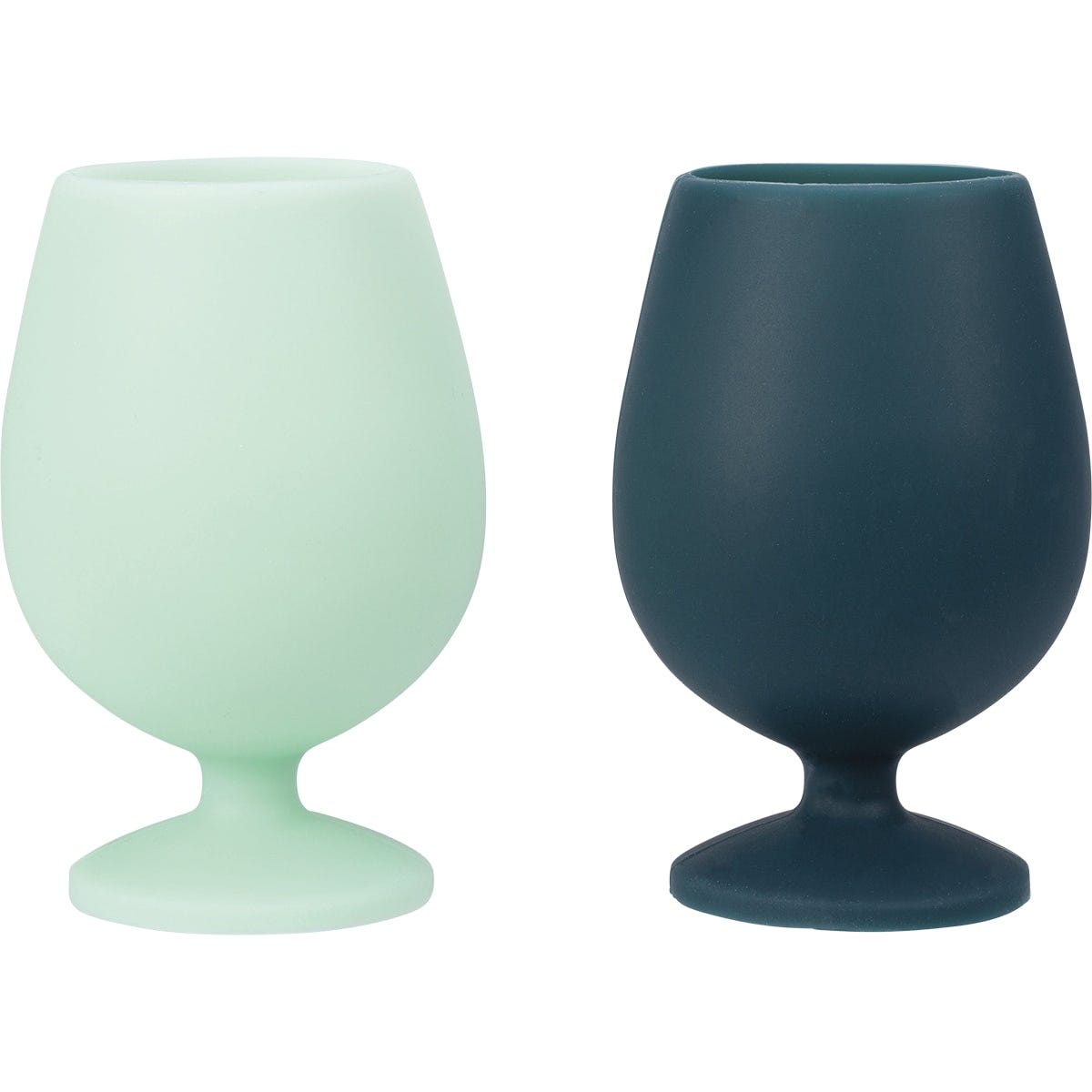 Porter Green Stemm Silicone Wine Glass Set Adrossan