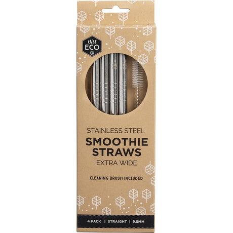 Stainless Steel Straws Straight Smoothie