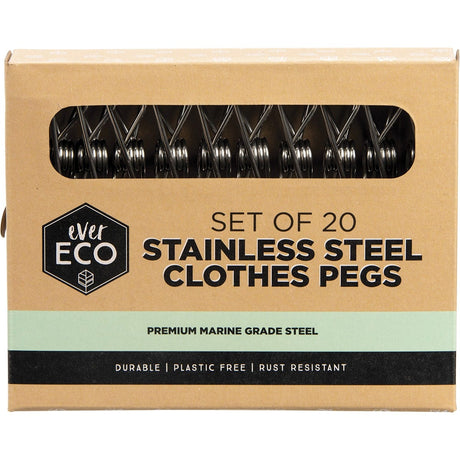 Stainless Steel Clothes Pegs Premium Marine Grade