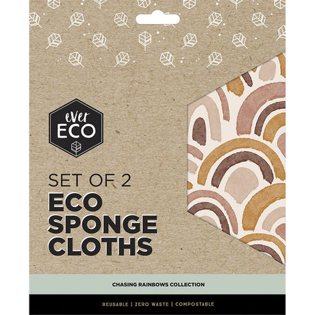 Eco Sponge Cloths Chasing Rainbows Collection
