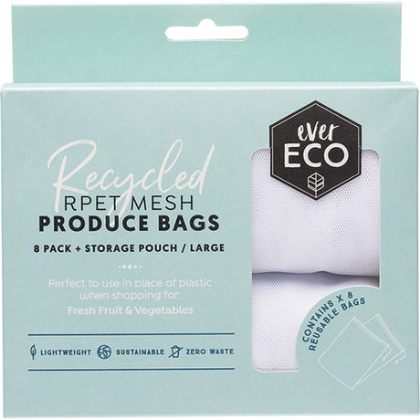 Reusable Produce Bags Recycled Polyester Mesh