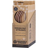 Ever Eco Stainless Steel Straws Bent Rose Gold