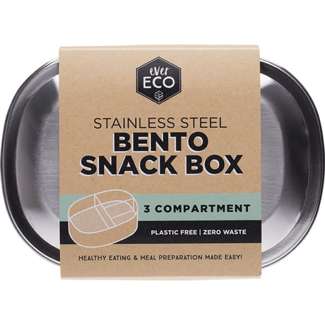 Stainless Steel Bento Snack Box 3 Compartments