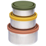 Ever Eco Stainless Steel Round Containers Autumn Leak Resistant