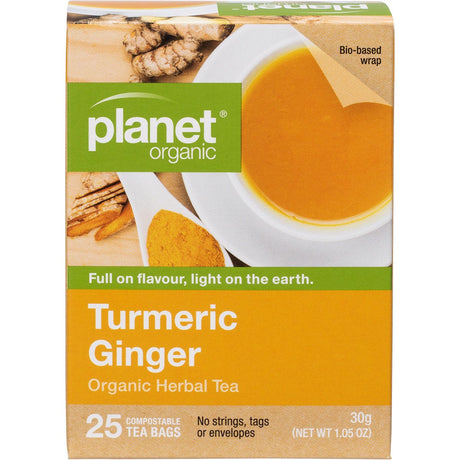 Herbal Tea Bags Turmeric Ginger