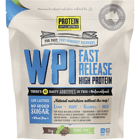 WPI Whey Protein Isolate Choc Mint