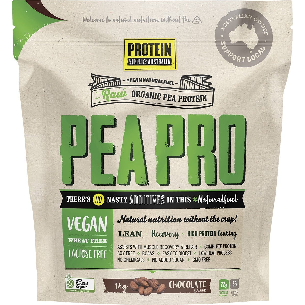 PeaPro Raw Pea Protein Chocolate