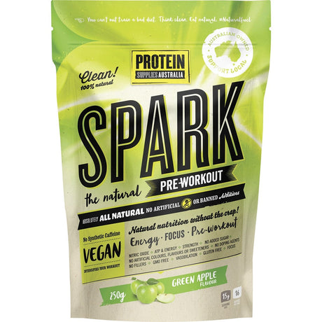 Spark All Natural Pre-workout Green Apple