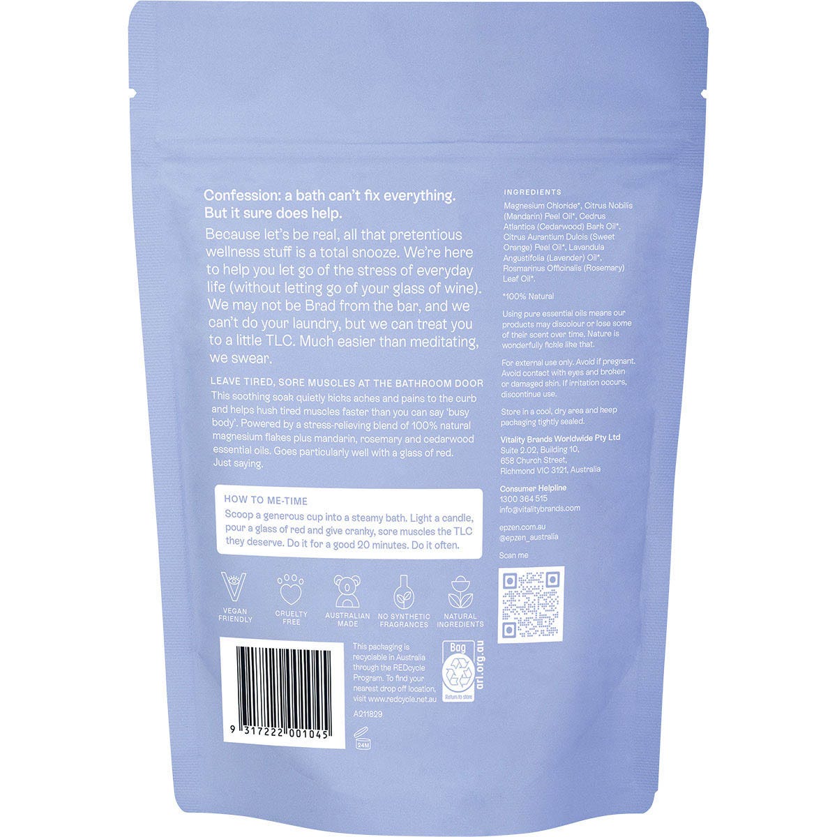 Epzen Magnesium Bath Flakes Soothe Soak