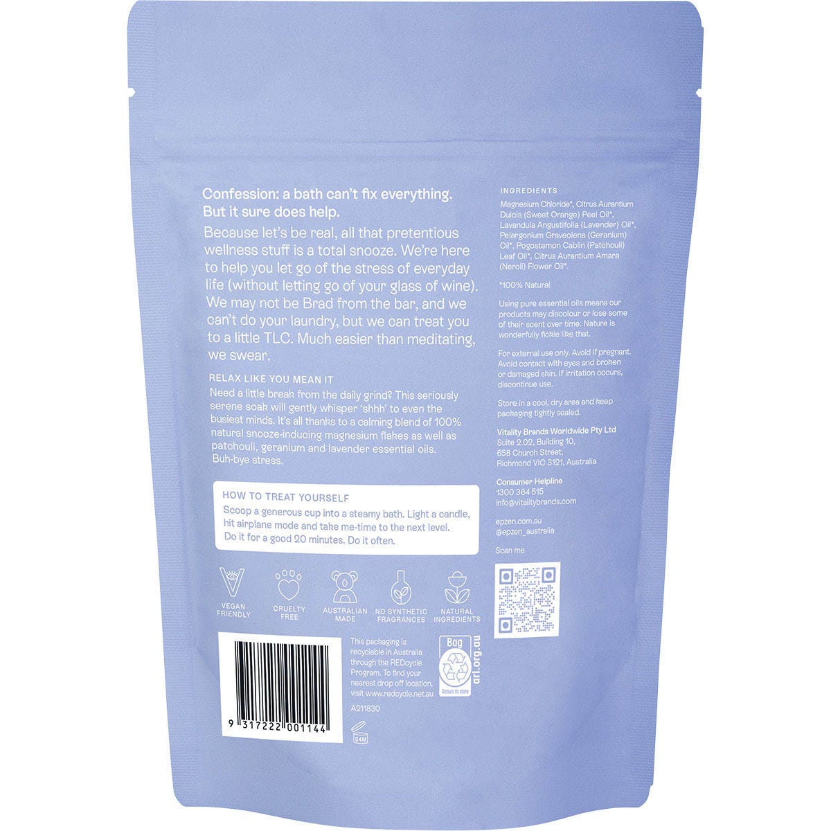 Epzen Magnesium Bath Flakes Calm Soak
