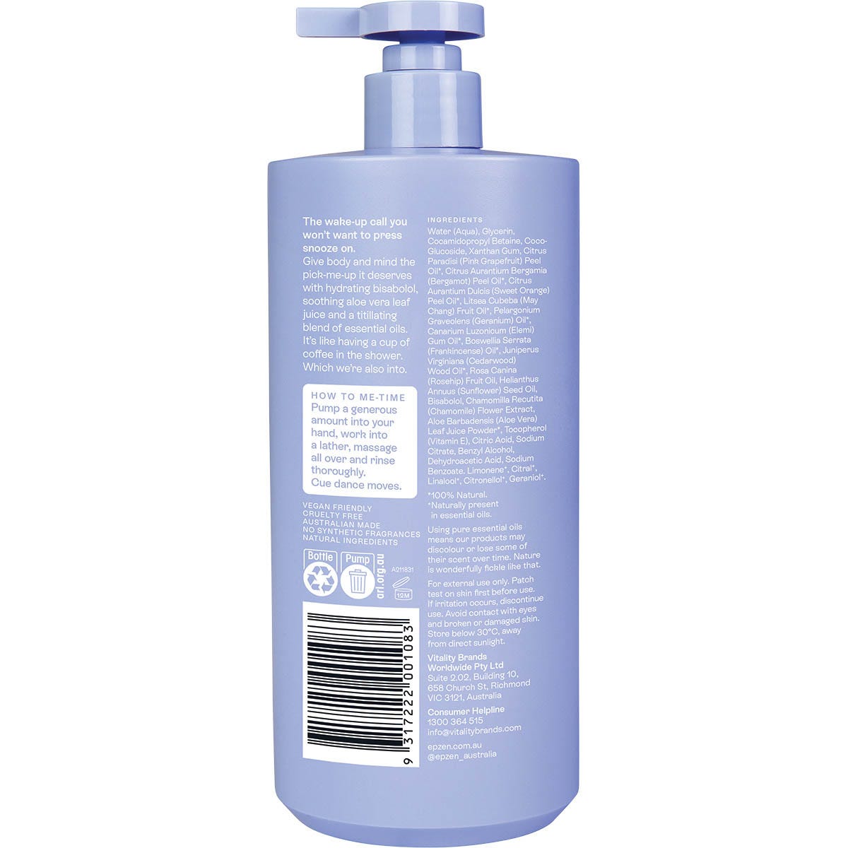 Epzen Body Wash Invigorating Awaken Cleanse