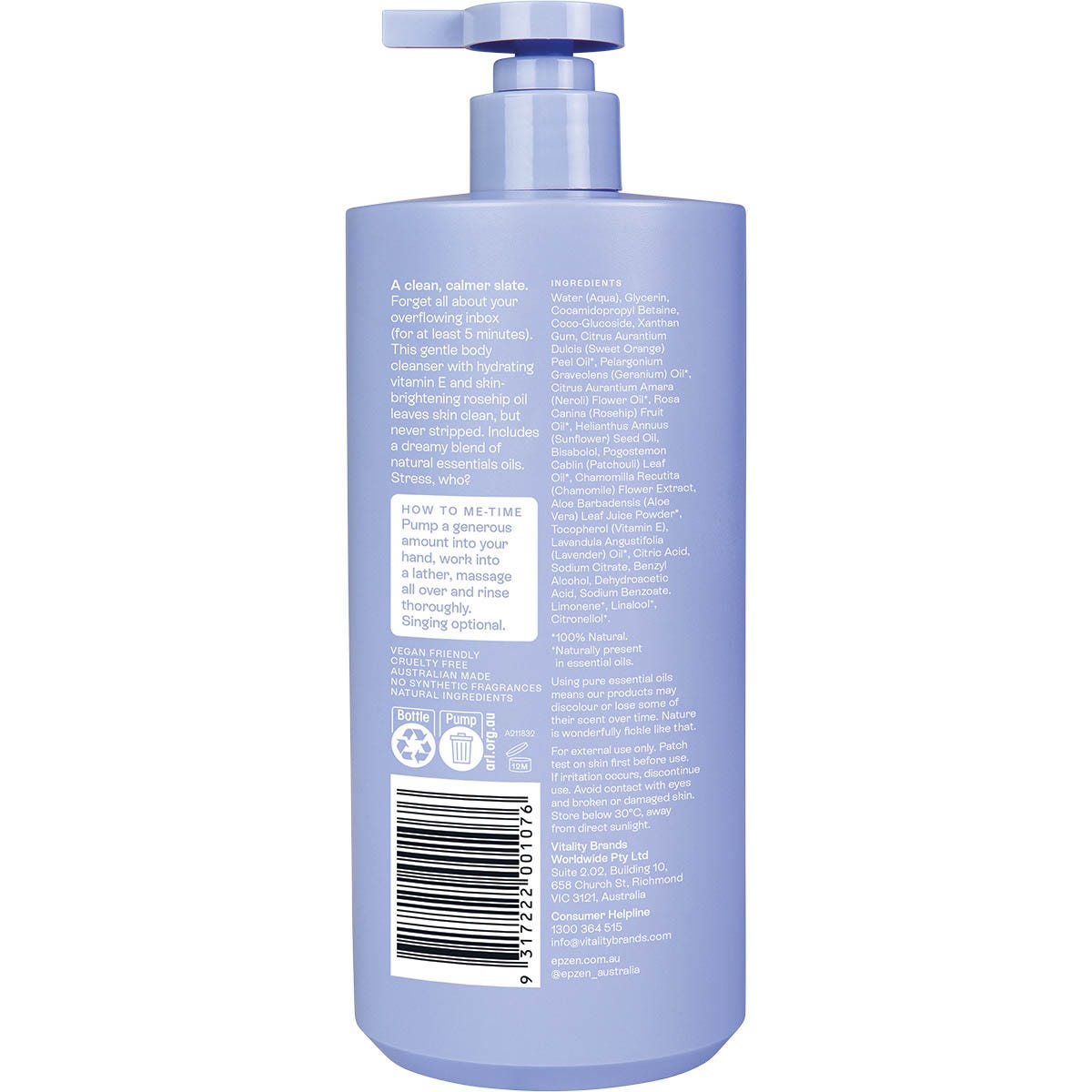 Epzen Body Wash Hydrating Calm Cleanse