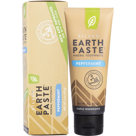 Earthpaste Toothpaste with Silver Peppermint