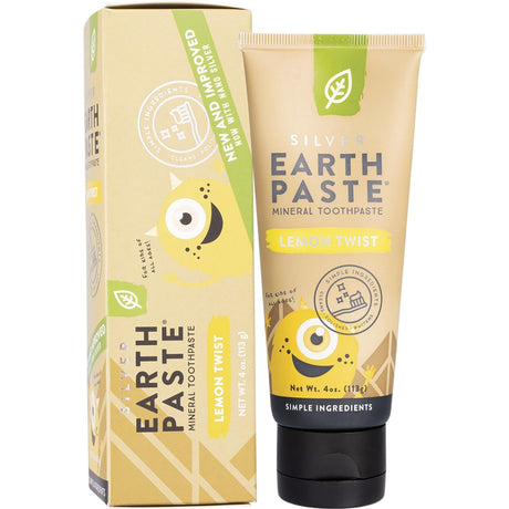 Earthpaste Toothpaste with Silver Lemon Twist