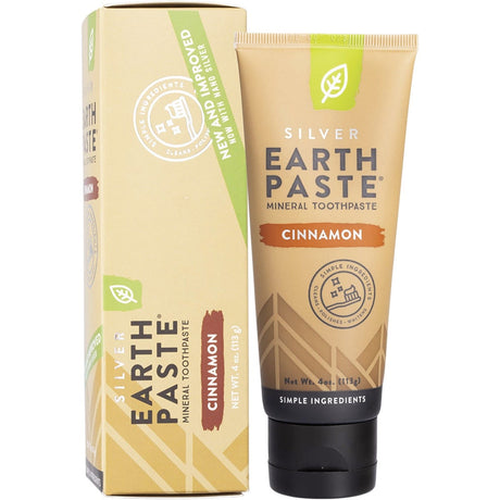 Earthpaste Toothpaste with Silver Cinnamon
