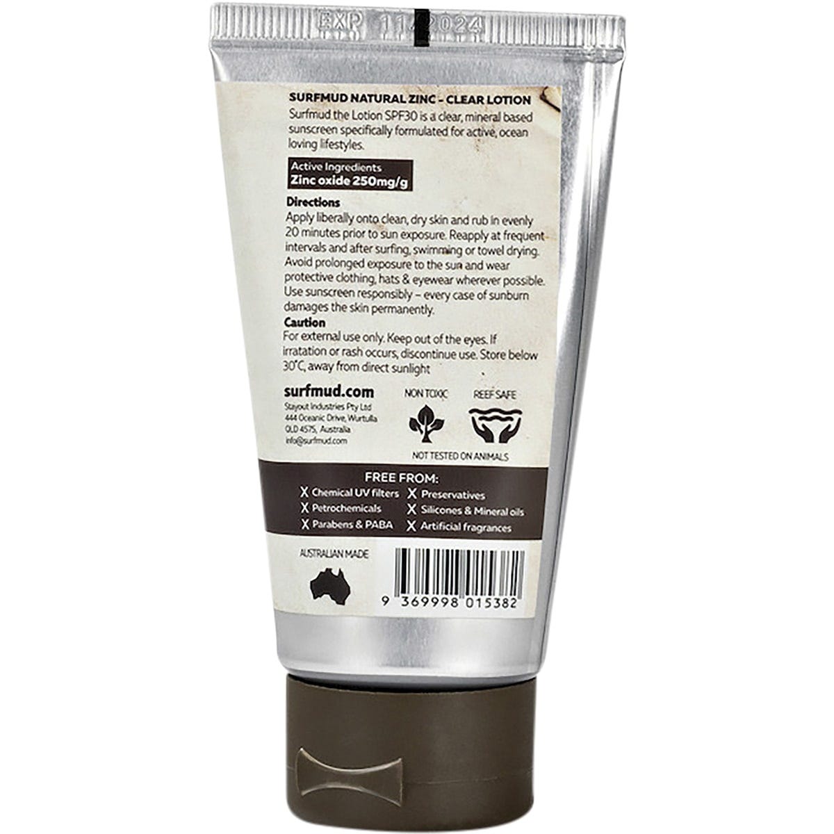 Surfmud Natural Zinc Sunscreen SPF 30