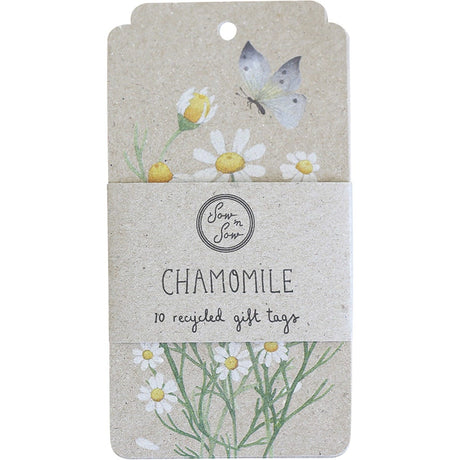 Recycled Gift Tags Chamomile