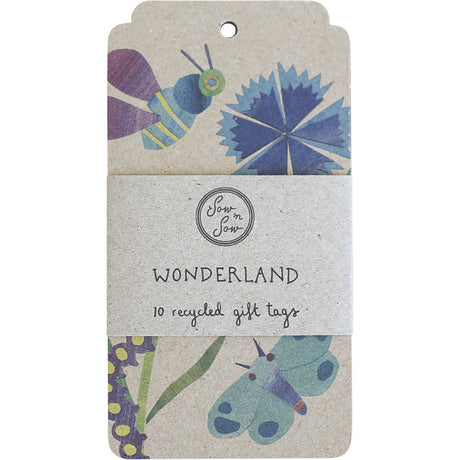 Recycled Gift Tags Wonderland