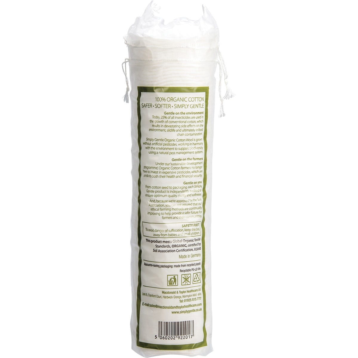 Simply Gentle Organic Cotton Pads